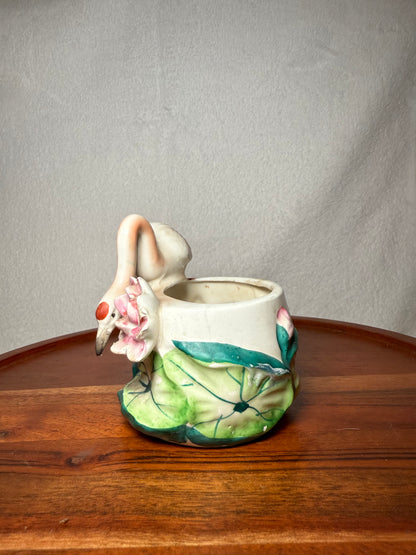 Art Deco style Flamingo Planter