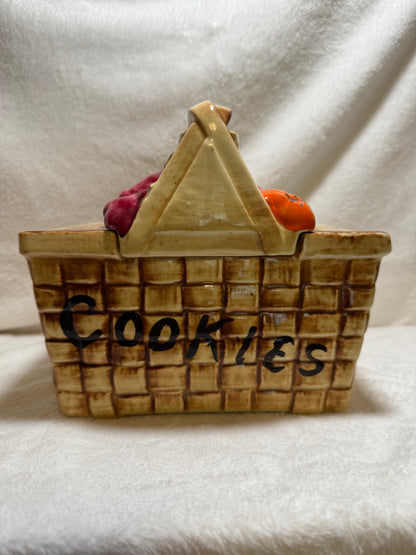 Picnic Basket Cookie Jar
