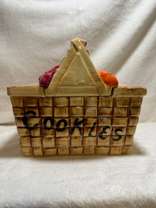 Picnic Basket Cookie Jar