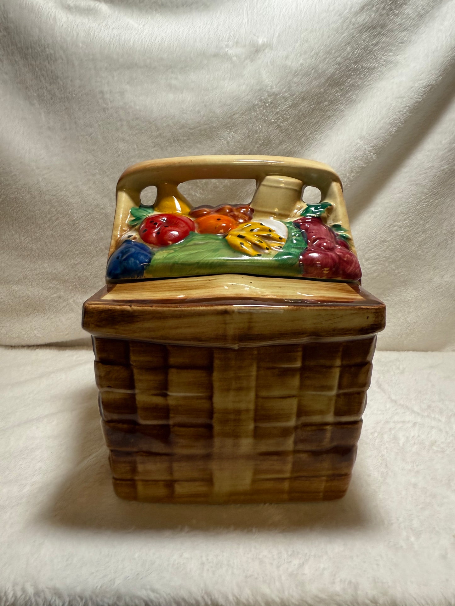 Picnic Basket Cookie Jar