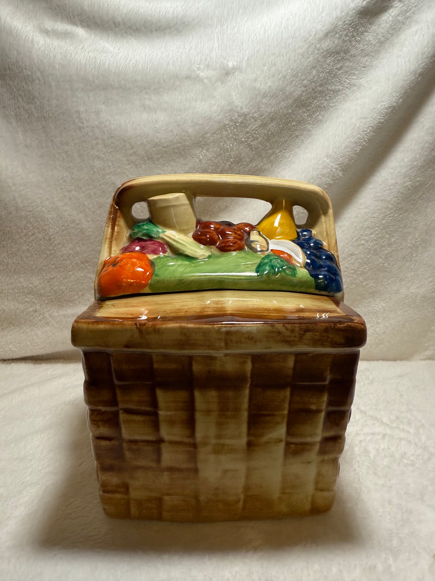 Picnic Basket Cookie Jar